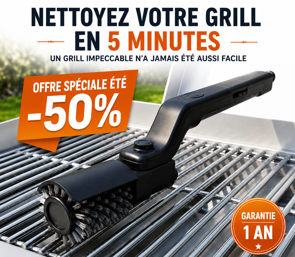 PureGrill-Brosse barbecue